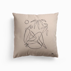 Summer Lines 6 Canvas Cushion